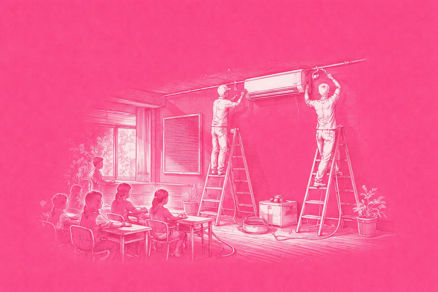Install Air Conditioning in Schools